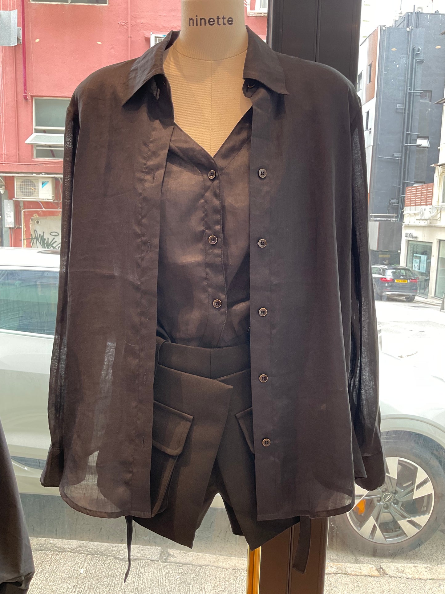 The Midnight Linen Cargo Set