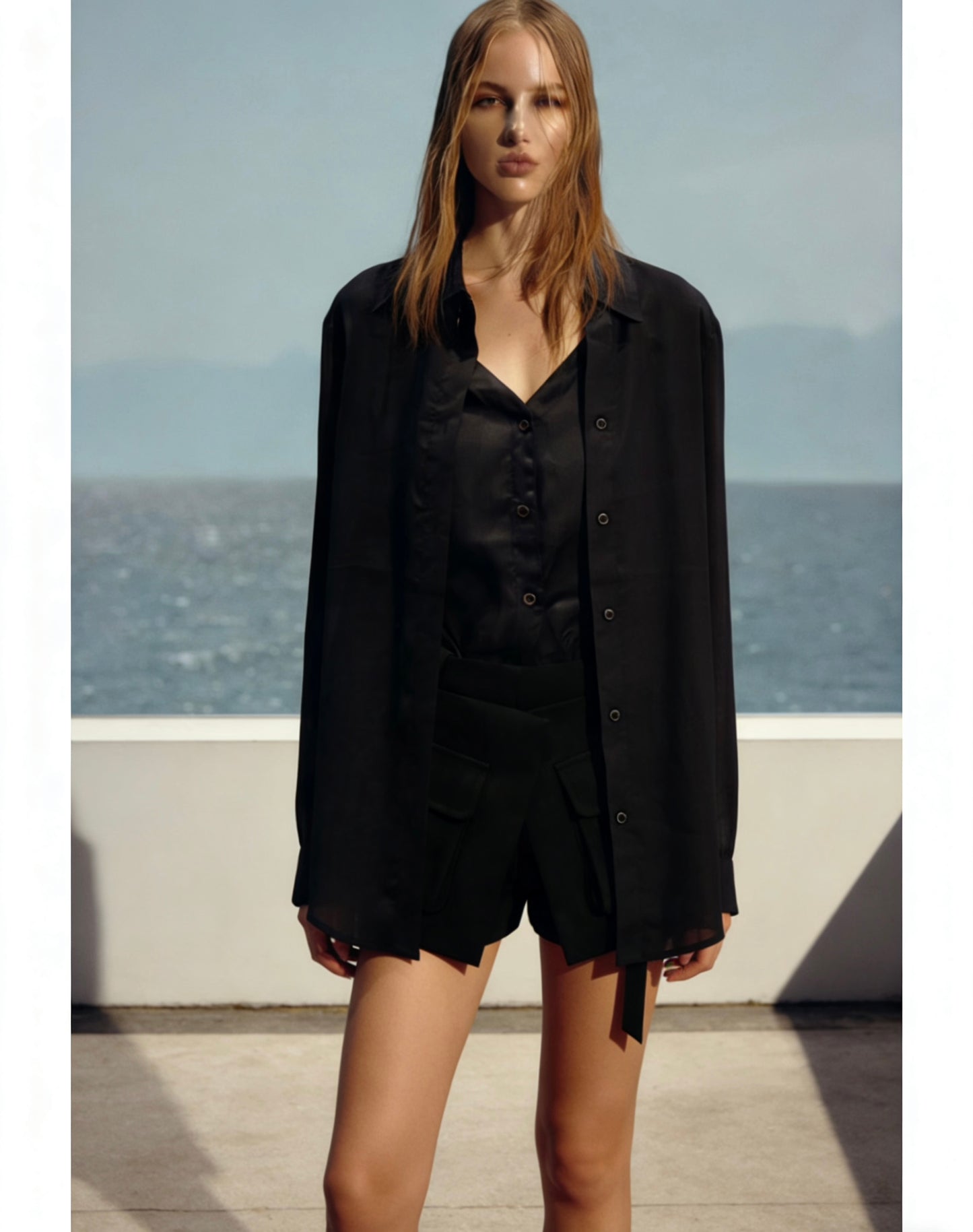 The Midnight Linen Cargo Set