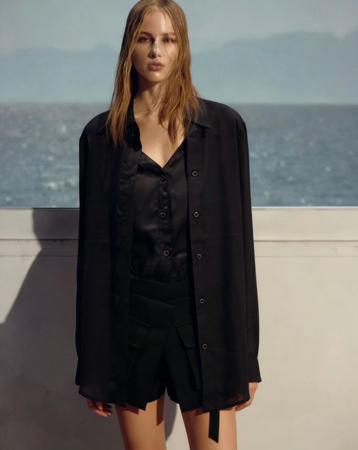 The Midnight Linen Cargo Set