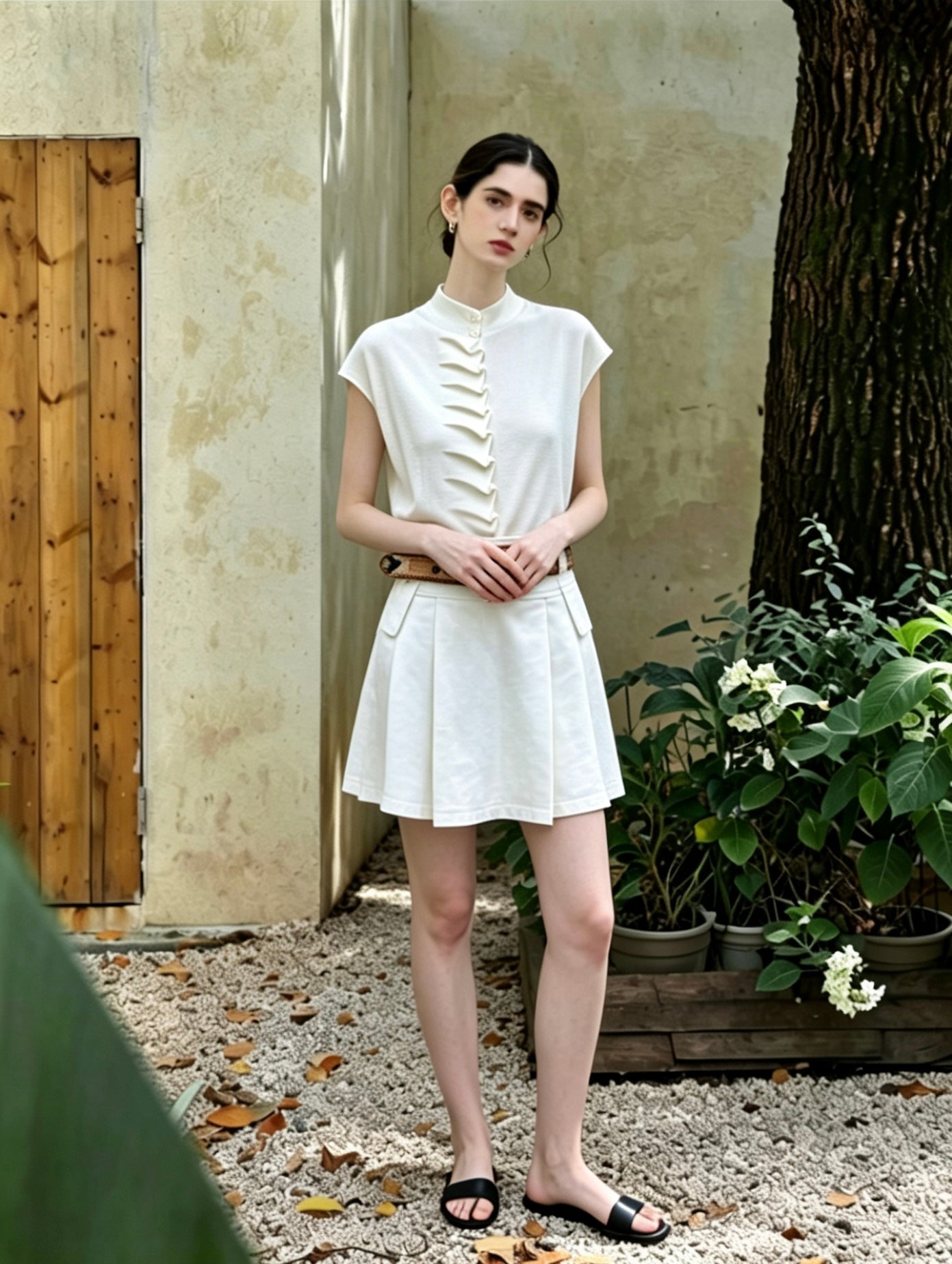 The Ivory Button-Down Top