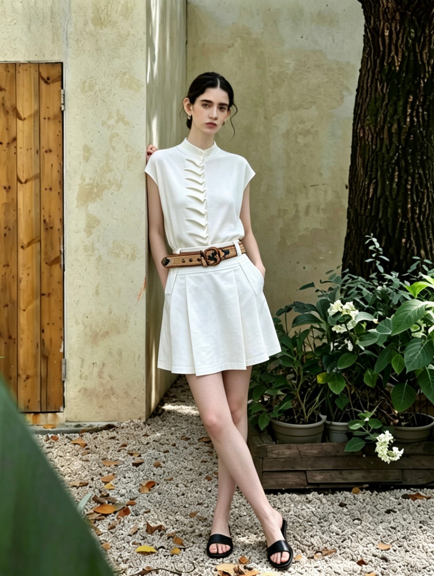 The Ivory Button-Down Top