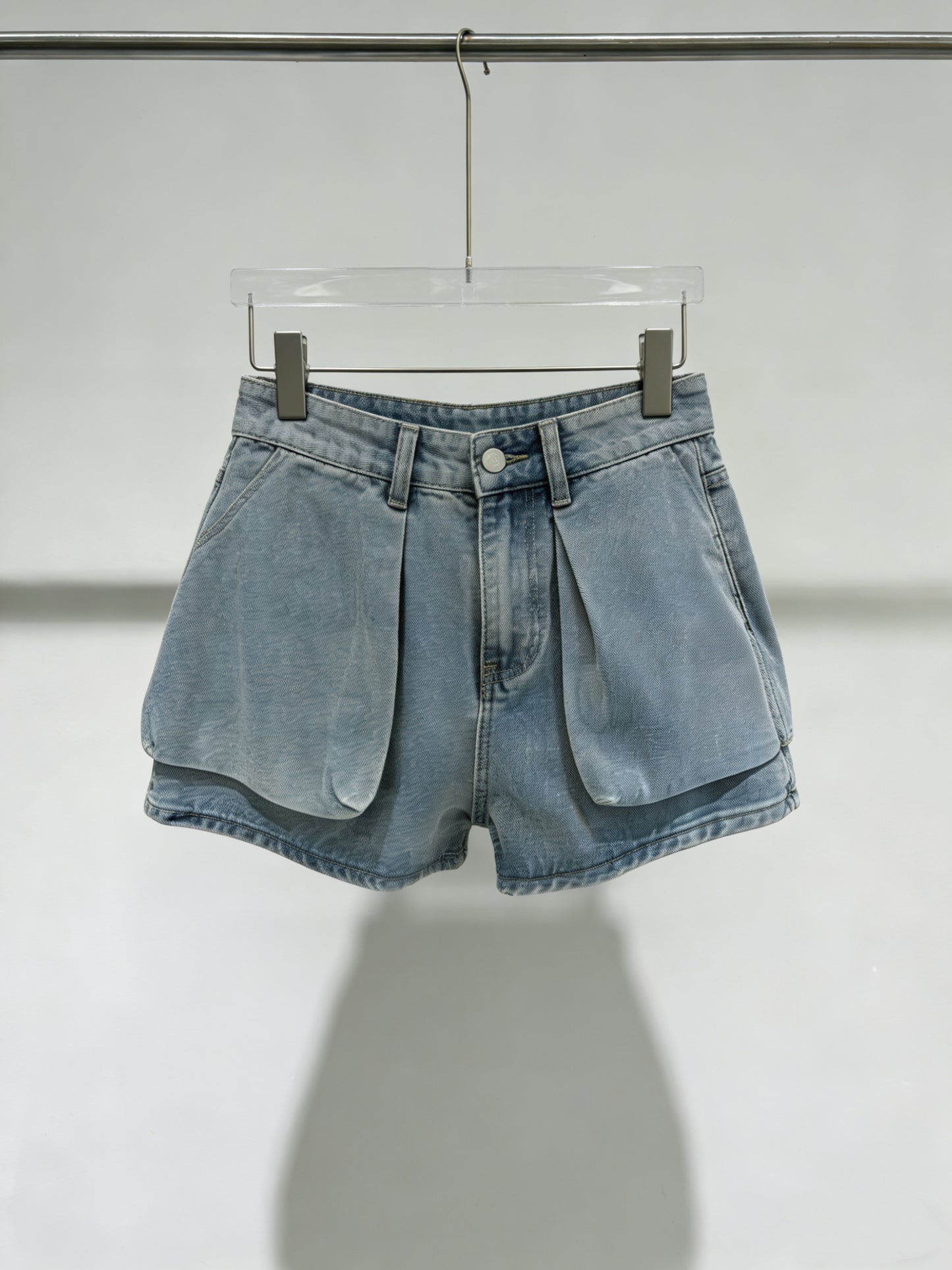 Lola Washed Denim Shorts