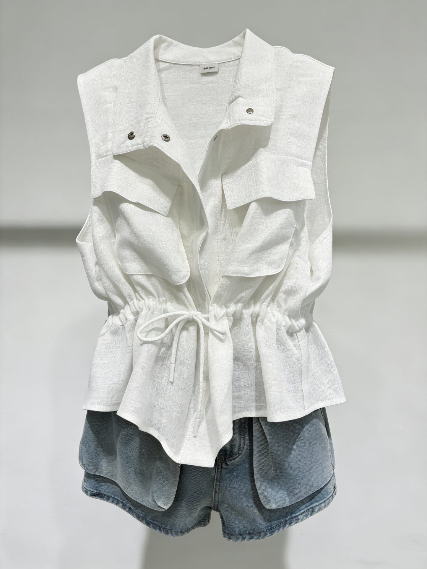 Lola Washed Denim Shorts