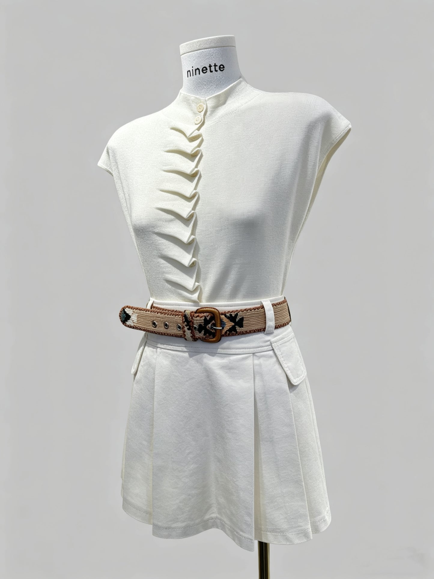The Ivory Button-Down Top